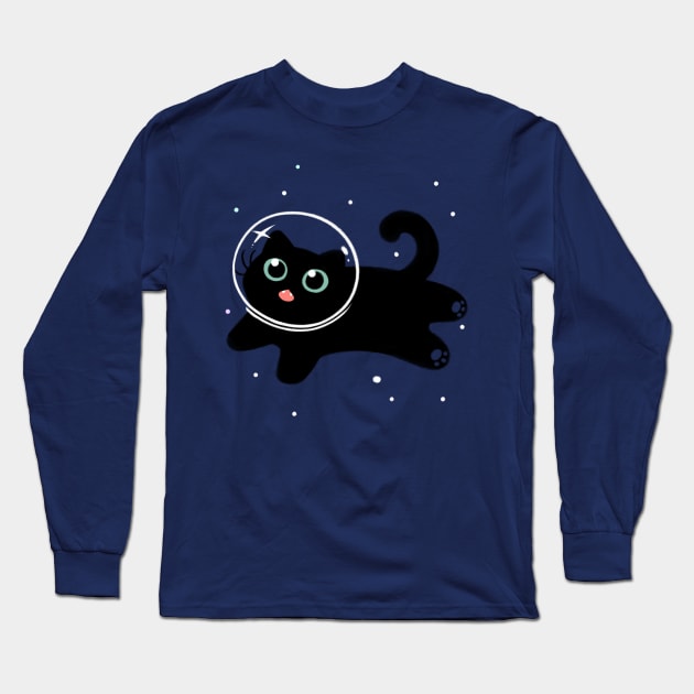 2001: A Space Nyaa-dessy Long Sleeve T-Shirt by Starling